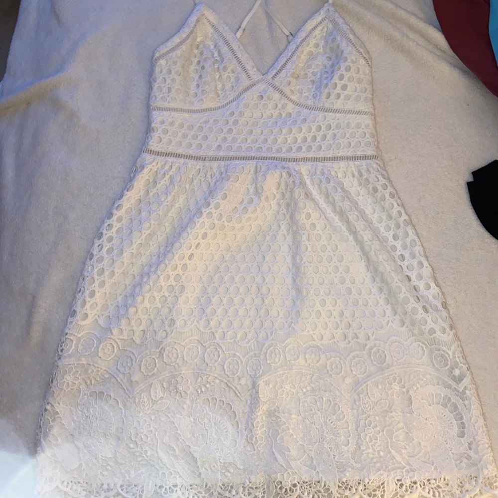 Abercrombie white mini dress
